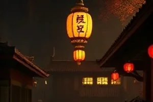 《河岸旧书店》临河橱窗横版剧照，书架倒影映在水面